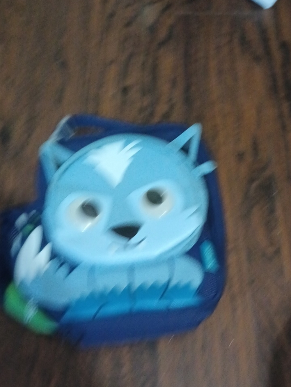 Blue Kids Animal Lunch Bag - Cute Fox Design